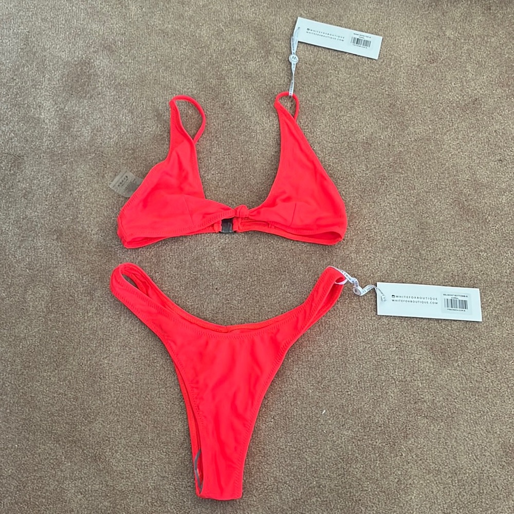 Brand new - 2 piece, coral bikini from White Fox Boutique!